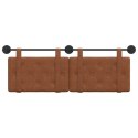 WISZĄCA GŁOWA BRĄZOWY 150X55X5CM ANTYCZNY PU