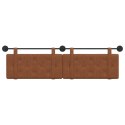 WISZĄCA GŁOWA BRĄZOWY 170X55X5CM ANTYCZNY PU
