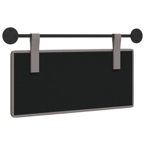 WISZĄCA GŁOWA CIEMNOSZARY 100X55X5CM TKANINA