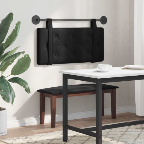 WISZĄCA GŁOWA CZARNY 100X55X5CM AKSAMIT