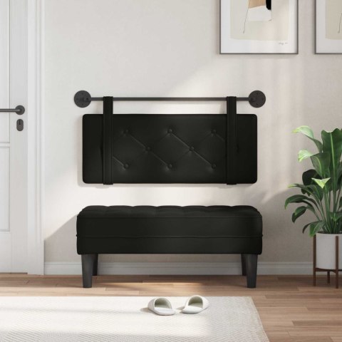 WISZĄCA GŁOWA CZARNY 100CM SKÓRA EKOLOGICZNA