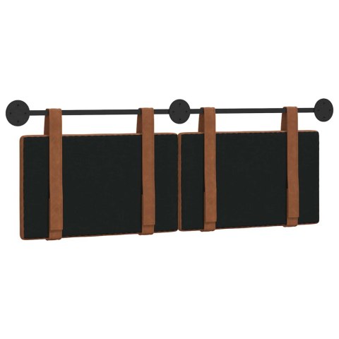 WISZĄCA GŁOWA GŁADKI BRĄZOWY 150X55X5CM ANTYCZNY PU