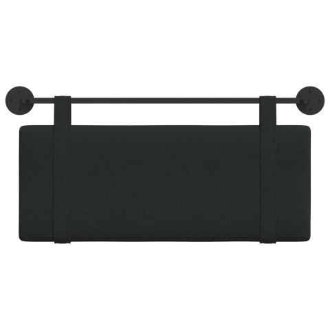 WISZĄCA GŁOWA GŁADKI CZARNY 110X55X5CM TKANINA