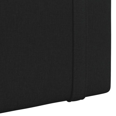 WISZĄCA GŁOWA GŁADKI CZARNY 150X55X5CM TKANINA