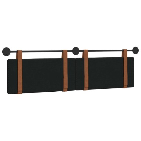 WISZĄCA GŁOWA GŁADKI CZARNY 170X55X5CM ANTYCZNY PU