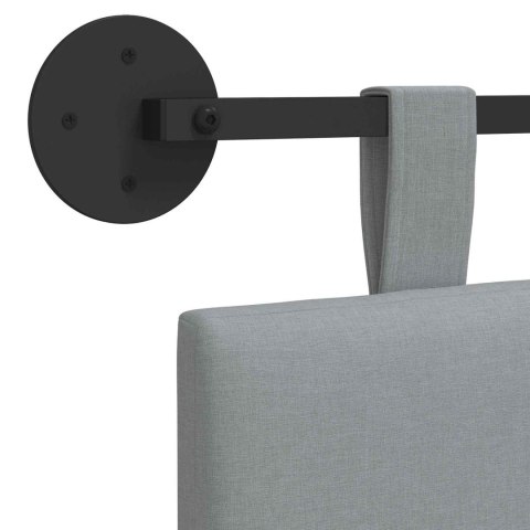 WISZĄCA GŁOWA PASKI JASNOSZARY 150X55X5CM TKANINA