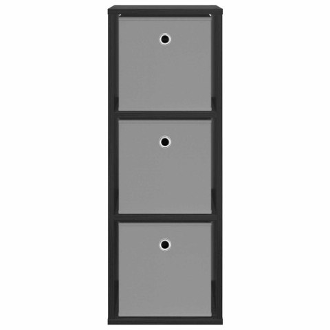 BUFET Z SZUFLADĄ CZARNY DĄB 30,5X27X84,5CM