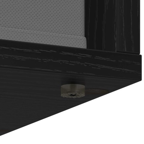 BUFET Z SZUFLADĄ CZARNY DĄB 30,5X27X84,5CM