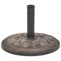 PODSTAWA POD PARASOL OKRĄGŁA ŻYWICOWA BRĄZ 9KG