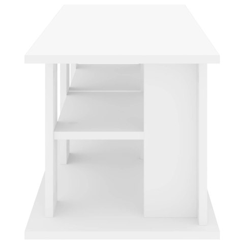 STOJAK NA TELEWIZOR BIAŁY 96X35X33,5CM