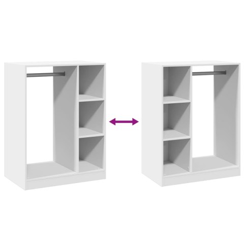 SZAFKA GARDEROBIANA BIAŁA 77X48X102CM