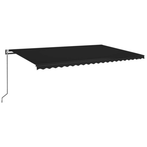 AUTOMATYCZNIE ZWIJANA MARKIZA 500X350CM ANTRACYTOWA