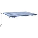 AUTOMATYCZNIE ZWIJANA MARKIZA LED I CZUJNIK WIATRU 500X350CM