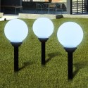 LAMPY DO OŚWIETLENIA ŚCIEŻKI 3 SZT LED 20CM ZE SZPIKULCAMI