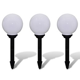 LAMPY DO OŚWIETLENIA ŚCIEŻKI 3 SZT LED 20CM ZE SZPIKULCAMI