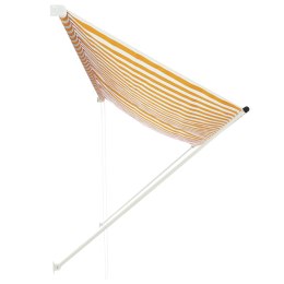 MARKIZA ZWIJANA 350X150CM ŻÓŁTO-BIAŁA