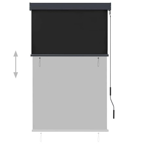 ROLETA ZEWNĘTRZNA 100X250CM ANTRACYTOWA