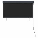 ROLETA ZEWNĘTRZNA SKŁADANA ANTRACYTOWA 120X250CM RĘCZNA