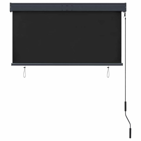 ROLETA ZEWNĘTRZNA SKŁADANA ANTRACYTOWA 120X250CM RĘCZNA