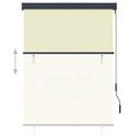 ROLETA ZEWNĘTRZNA 120X250CM KREMOWA