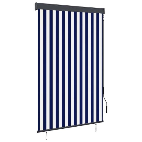 ROLETA ZEWNĘTRZNA 120X250CM NIEBIESKO-BIAŁA