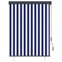 ROLETA ZEWNĘTRZNA 120X250CM NIEBIESKO-BIAŁA