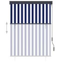 ROLETA ZEWNĘTRZNA 120X250CM NIEBIESKO-BIAŁA