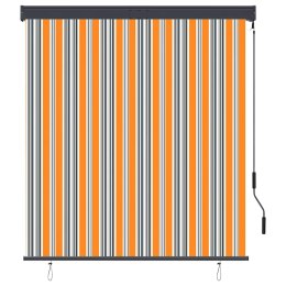 ROLETA ZEWNĘTRZNA BALKON TARAS ŻÓŁTO-NIEBIESKA 140X250CM