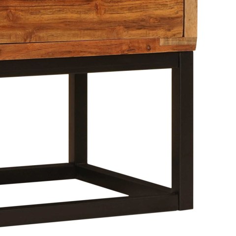 KOMODA Z SZUFLADĄ NATURALNY 55X30X90CM LITE DREWNO AKACJI