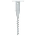 PODSTAWA POD PARASOL WKRĘCANA W ZIEMIĘ 16X16X52CM STAL