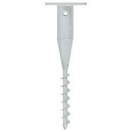 PODSTAWA POD PARASOL WKRĘCANA W ZIEMIĘ 16X16X52CM STAL