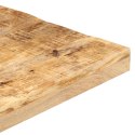 STOLIK BISTRO KWADRATOWY 50X50X75CM SUROWE DREWNO MANGO
