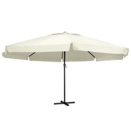 PARASOL OGRODOWY NA ALUMINIOWYM SŁUPKU 600CM PIASKOWY