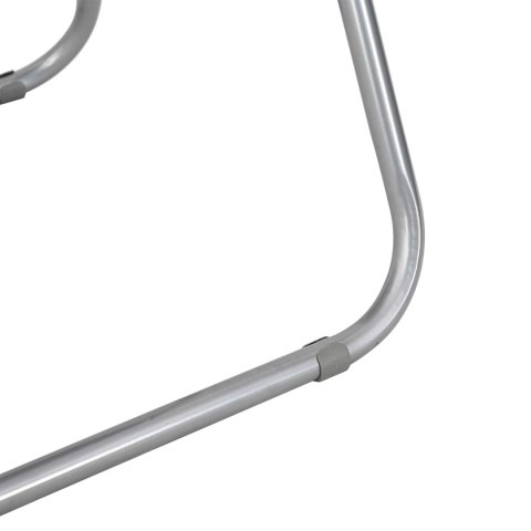 SKŁADANE KRZESŁO DO JEDZENIA 8 EL. BIAŁY 48X43,5X81CM