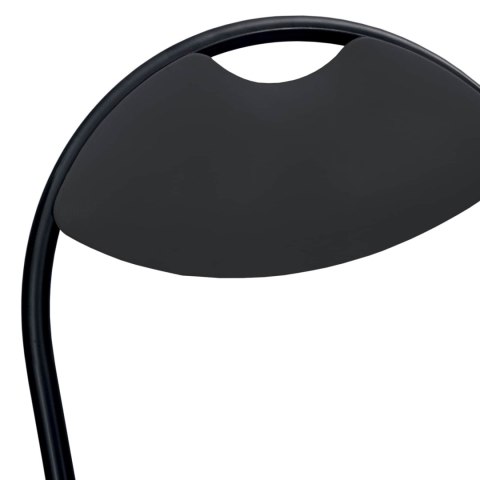 SKŁADANE KRZESŁO DO JEDZENIA 8 EL. CZARNY 48X43,5X81CM