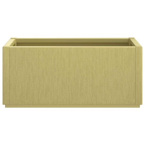 DONICA 2 SZT. ZIELONY OLIWKOWY 30X30X75CM STAL