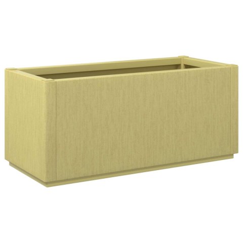 DONICA 2 SZT. ZIELONY OLIWKOWY 30X30X75CM STAL