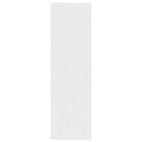 STOJAK NA ROŚLINY BIAŁY 30X30X100CM DREWNO INŻYNIERYJNE