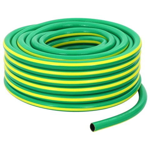 WĄŻ OGRODOWY 5-WARSTWOWY ZIELONY I ŻÓŁTY 1 / 2'' 10M PVC