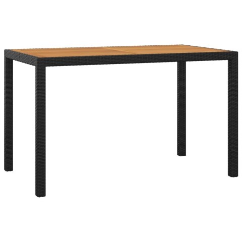 3-CZ. ZESTAW MEBLI OGRODOWYCH Z PODUSZKAMI POLIRATTAN CZARNY