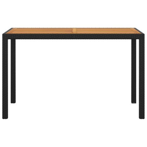 3-CZ. ZESTAW MEBLI OGRODOWYCH Z PODUSZKAMI POLIRATTAN CZARNY