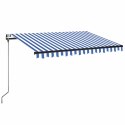 AUTOMATYCZNIE ZWIJANA MARKIZA LED I CZUJNIK WIATRU 350X250CM