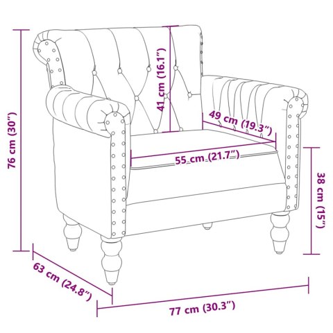 FOTEL CZARNY NATURALNA KOZIA SKÓRA
