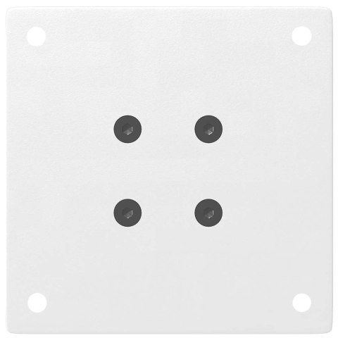 NOGI DO STOLIKA KAWOWEGO 4 SZT. BIAŁE 42-44CM STAL