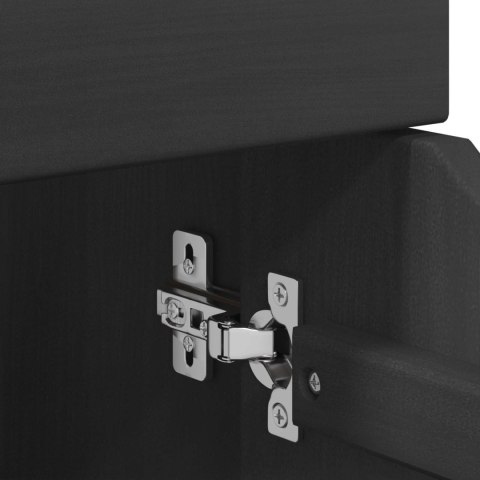 ROLKOWA SZAFKA SZARY 63,5X39X65,5CM LITE DREWNO SOSNOWE