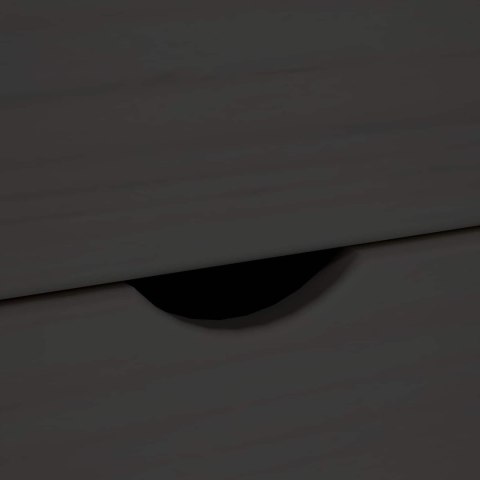 ROLKOWA SZAFKA SZARY 63,5X39X79CM LITE DREWNO SOSNOWE