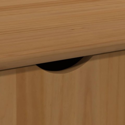 ROLKOWA SZAFKA Z KOŁEM MIODOWY BRĄZ 100X39X65,5CM