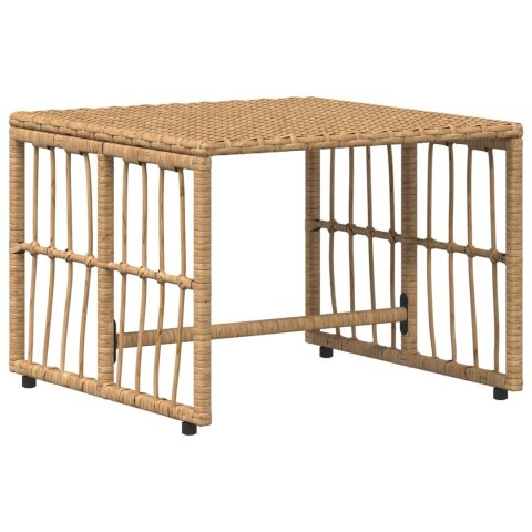 ZESTAW MEBLI OGRODOWYCH 5 EL. NATURALNY I KREMOWY BIAŁY