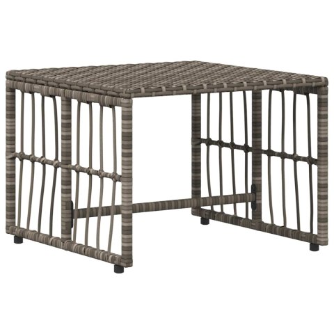 ZESTAW MEBLI OGRODOWYCH Z PODUSZKĄ 5 EL. SZARY I CIEMNOSZARY