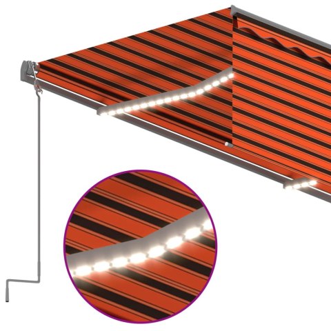AUTOMATYCZNA MARKIZA Z ZASŁONĄ LED I CZUJNIKIEM 3X2,5M